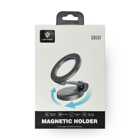 Держатель автомобильный Lenyes CR137 магнитный