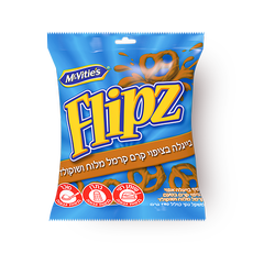 Flipz chocolate and Salted caramel covered pretzels