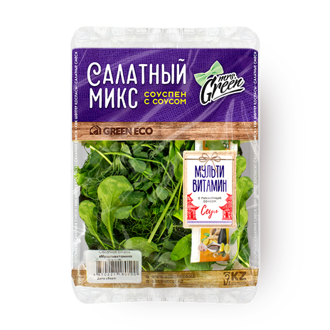 Смесь салатная с соусом «Миссис Грин» Мультивитамин