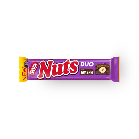 Батончик Nuts Duo вкус брауни