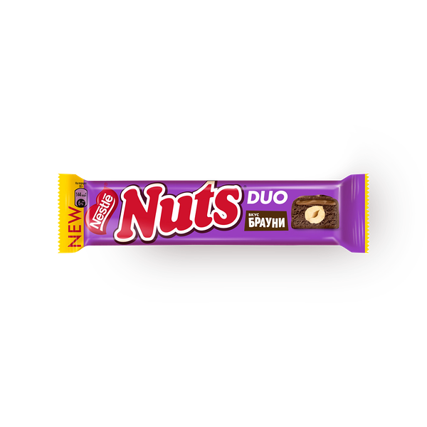 Батон­чик Nuts Duo брауни