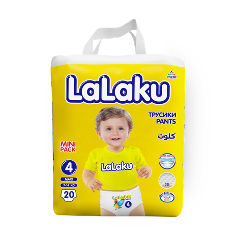 Подгузники-трусики Lalaku мини размер 4 7-14 кг