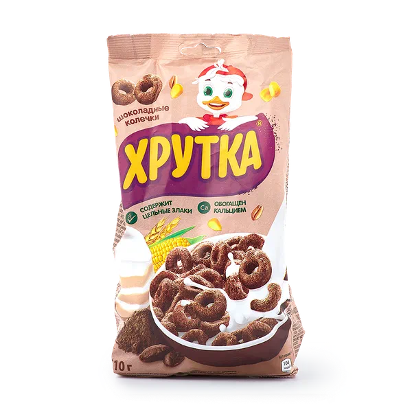Колечки шоколадные мультизлаковые «Хрутка» с кальцием
