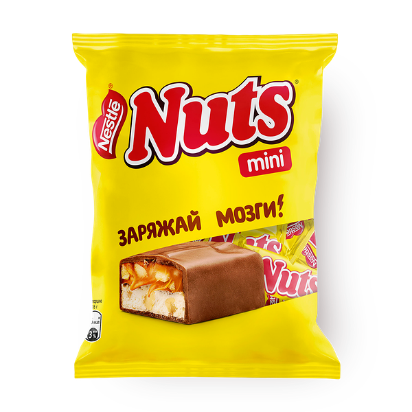 Батон­чики Nuts Mini фундук-арахис