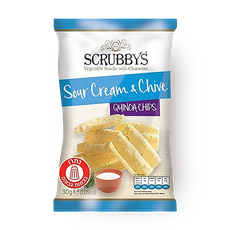 Scrubby's Quinoa Chips Sour Cream&Chive