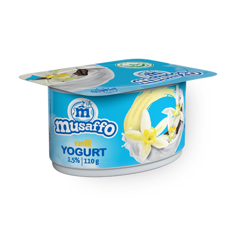 Йогурт Musaffo со вкусом ванили 1,5%