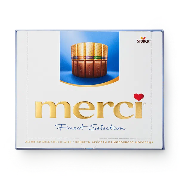Конфеты шоколадные Merci Молочное ассорти
