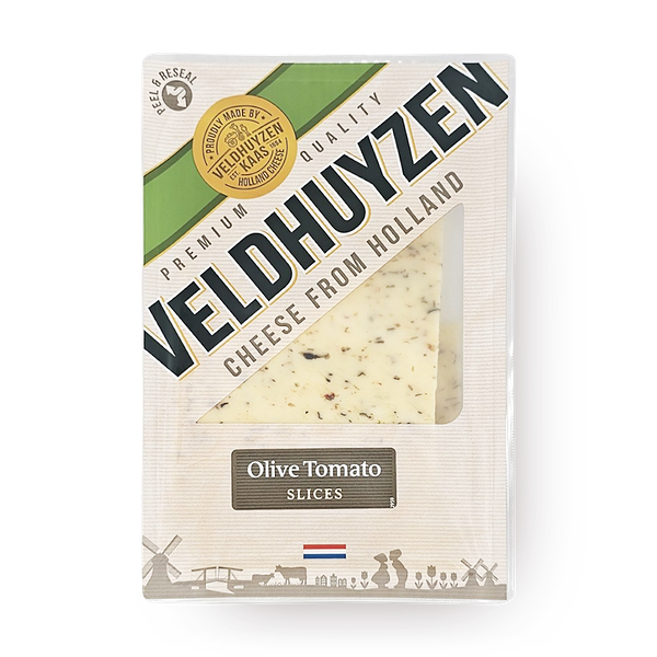 Veldhuyzen Olive Tomato Cheese Slices