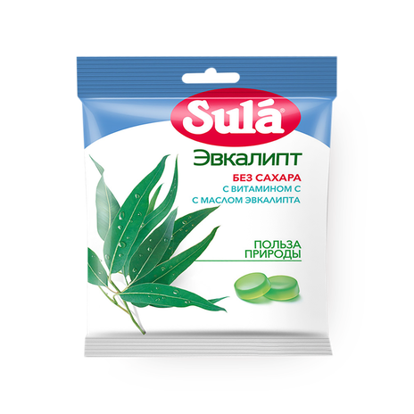 Леденцы Sula эвкалипт