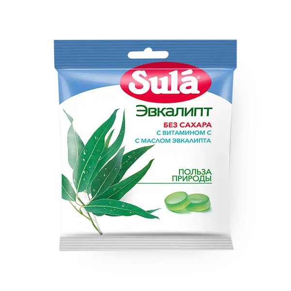 Леденцы Sula эвкалипт