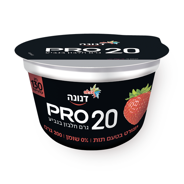 Danone Pro Strawberry yogurt 0%