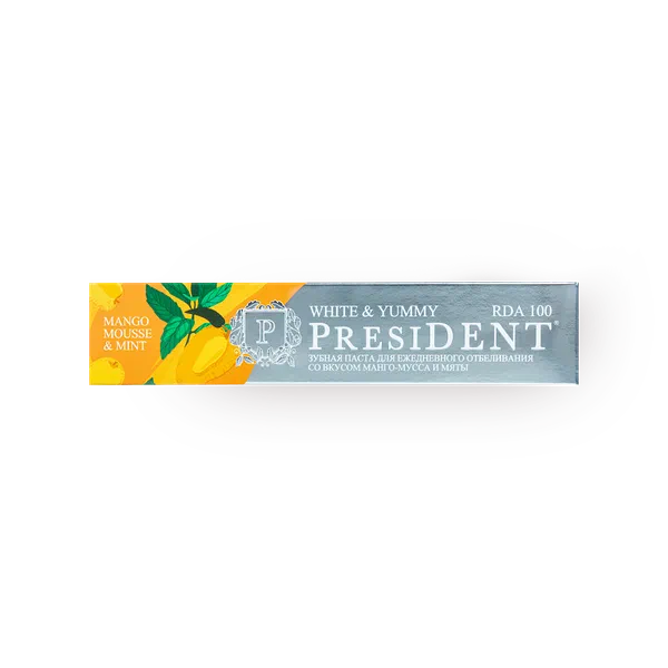 Зубная паста President White для ежедневного отбеливания — купить с ...
