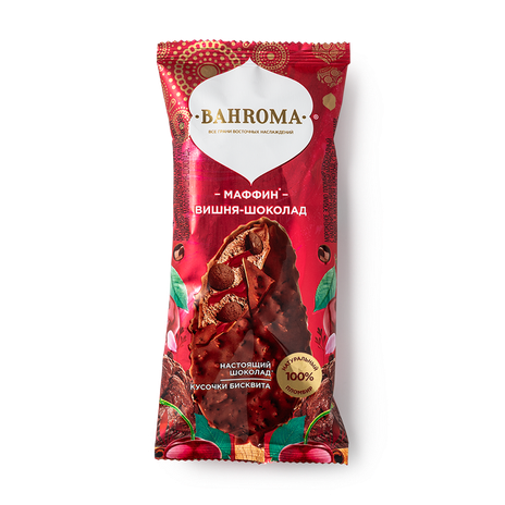 Мороженое Bahroma маффин вишня-шоколад