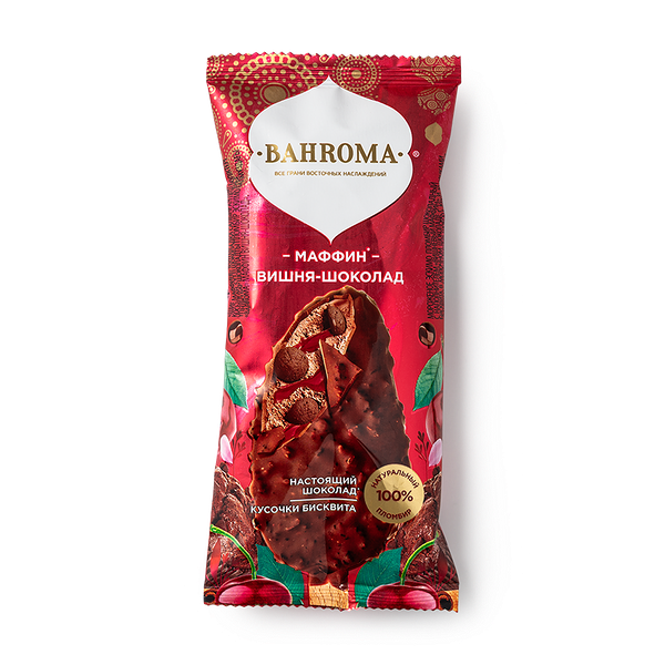 Мороженое Bahroma маффин вишня-шоколад