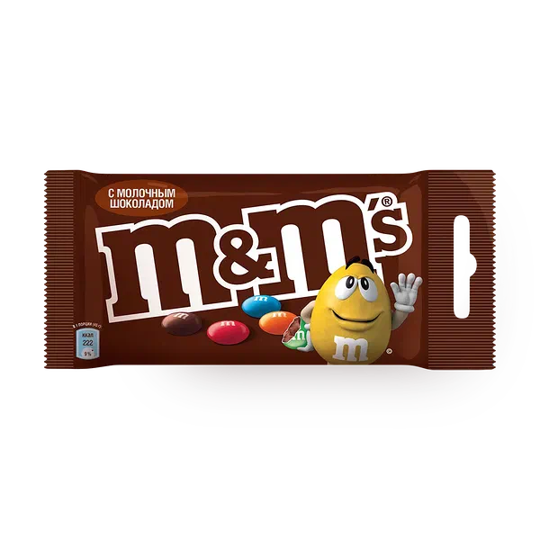 Шоколадное драже M&M's Шоколадное