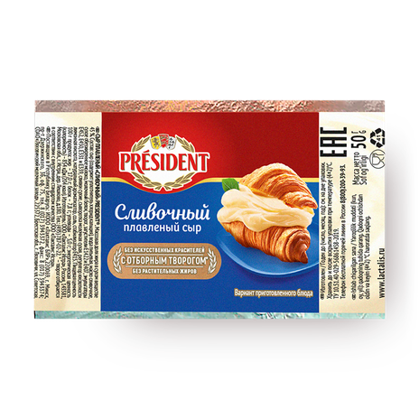 Сыр плавленый сливочный President