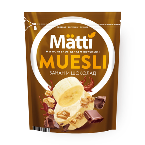 Мюсли Matti банан и шоколад