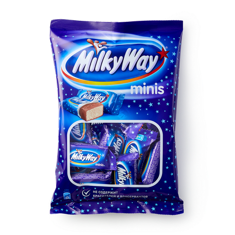 Батончики шоколадные Milky Way Minis, 176 г — купить с доставкой из ...