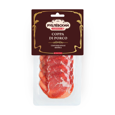 Шейка сыровяленая «Рублёвский» Coppa Di Porco нарезка