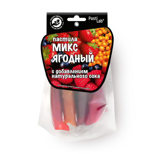 Пастила с мёдом Микс ягодный PastiLab