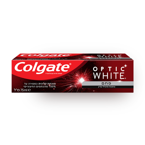 Colgate Optic White teeth whitening charcoal toothpaste