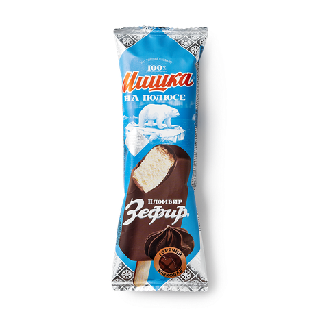 Мороженое «Мишка на полюсе» ваниль эскимо