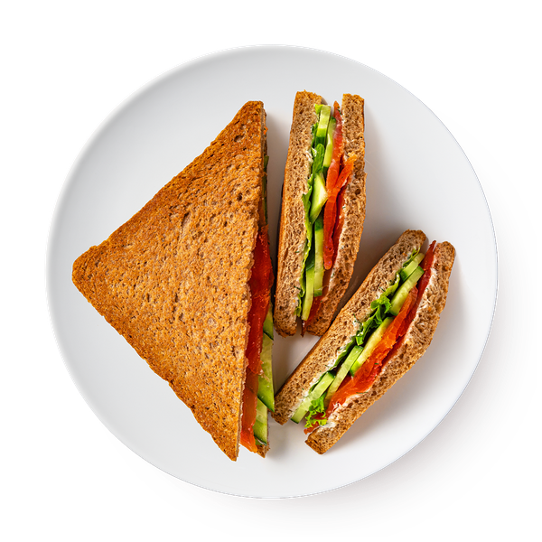 Клаб сэндвич с форелью Mazzali