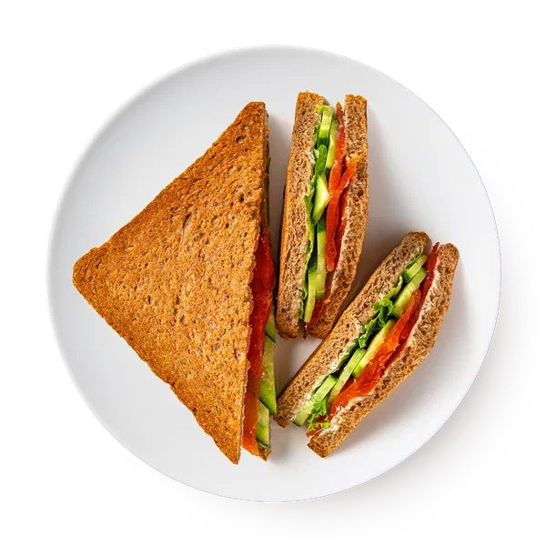 Клаб сэндвич с форелью Mazzali