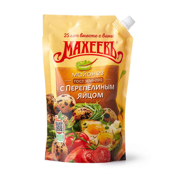 Майонез на перепелиных яйцах «Махеевъ»