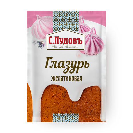Глазурь «С. Пудовъ» на желатине