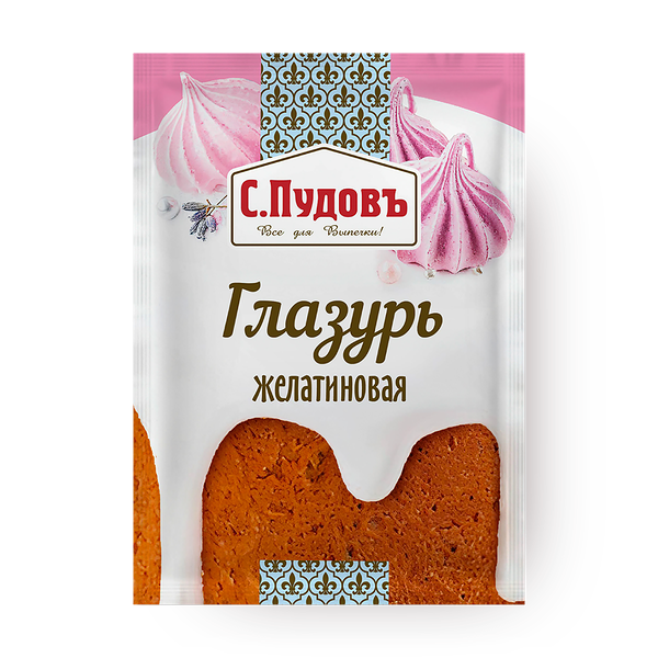 Глазурь «С. Пудовъ» на желатине