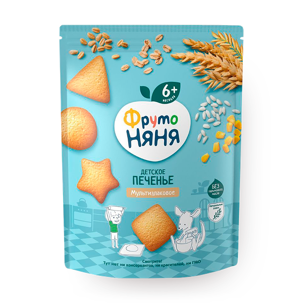 Печенье растворимое мультизлаковое «ФрутоНяня»