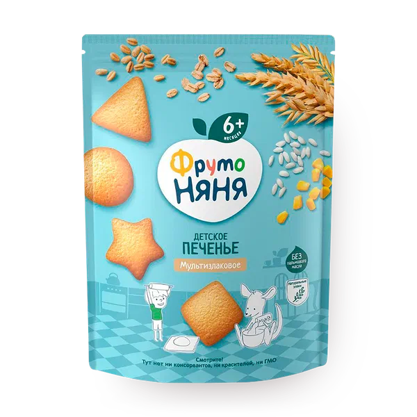 Печенье растворимое мультизлаковое «ФрутоНяня»