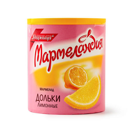 Мармелад Дольки лимонные Мармеландия Дольки «Ударница»