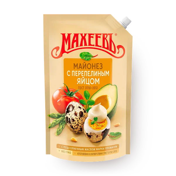 Майонез с перепелиным яйцом «Махеевъ» 50,5%