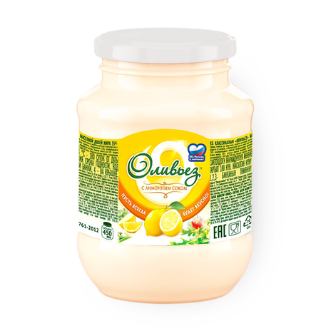 Майонез с лимонным соком «Оливьез» 35%