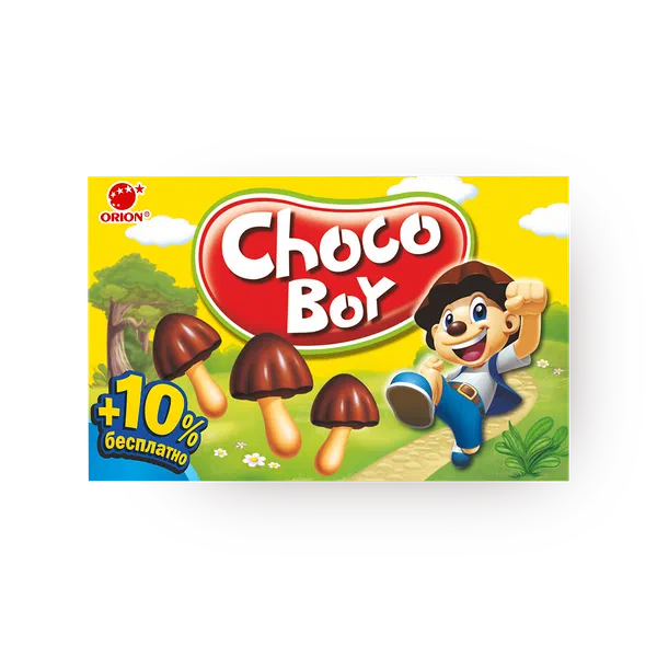 Печенье Orion Choco Boy Сафари — купить с доставкой из Яндекс Лавки