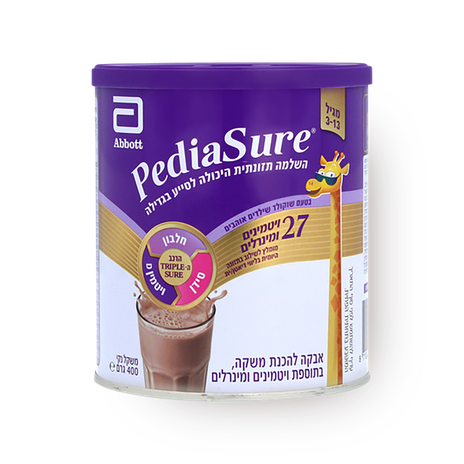 Pediasure powder for making a nutritional supplement drink for children, chocolate flavor
