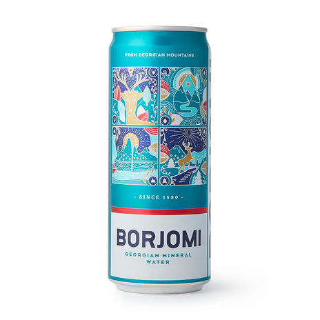 Вода минеральная лечебно-столовая Borjomi газированная