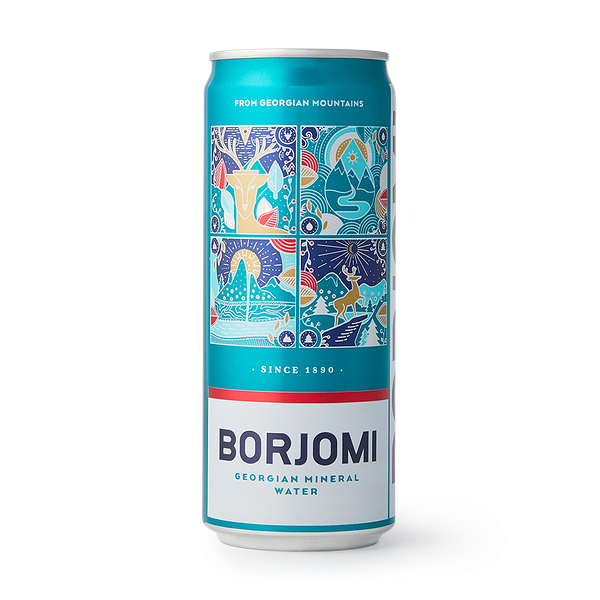 Вода минеральная лечебно-столовая Borjomi газированная