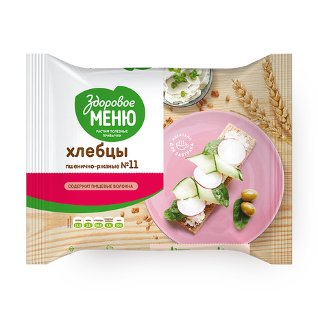 Хлебцы ржаные «Здоровое меню»