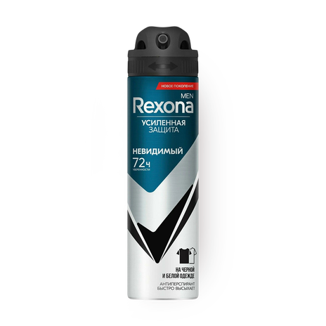 Дезодорант-антиперспирант Rexona Men Black & White +Invisible защита 72 часов
