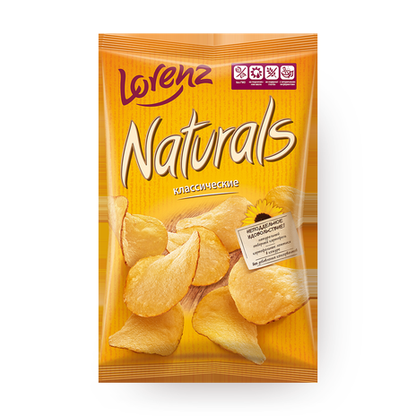 Чипсы картофельные Naturals Классические с солью
