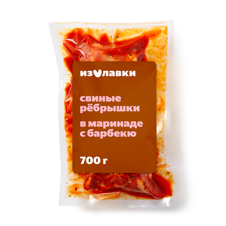Рёбрышки свиные «Из Лавки» в маринаде барбекю