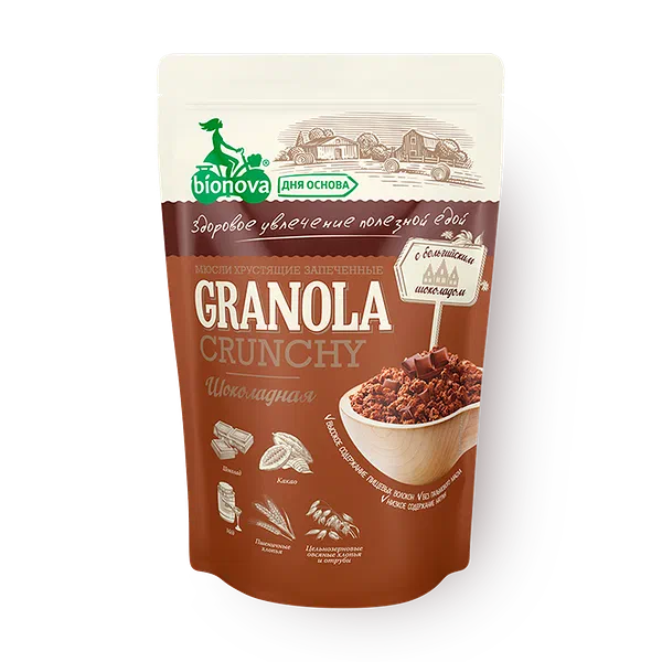 Гранола шоколадная Bionova