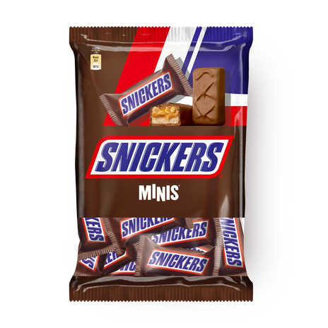 Конфеты Батончики шоколадные Snickers minis 180 г — купить в Москве по ...