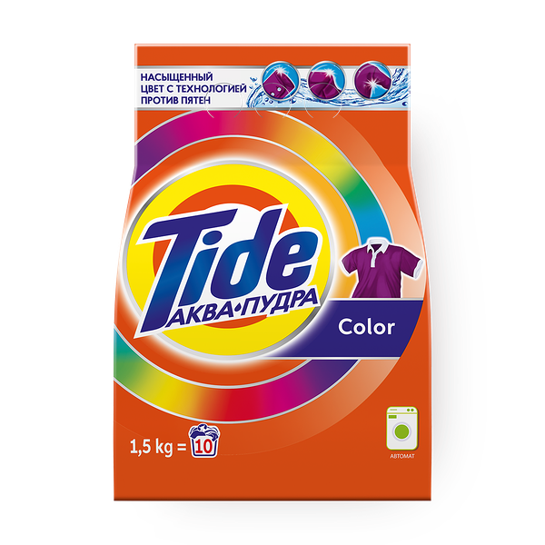 Стиральный порошок Tide Аква-пудра Сolor автомат