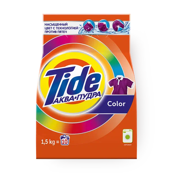 Стиральный порошок Tide Аква-пудра Сolor автомат