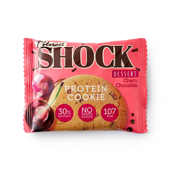 Печенье протеиновое FitnesShock Dessert вишня-шоколад