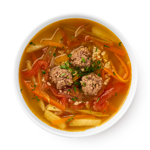 Суп с фрикадельками и овощами Mfood.kz